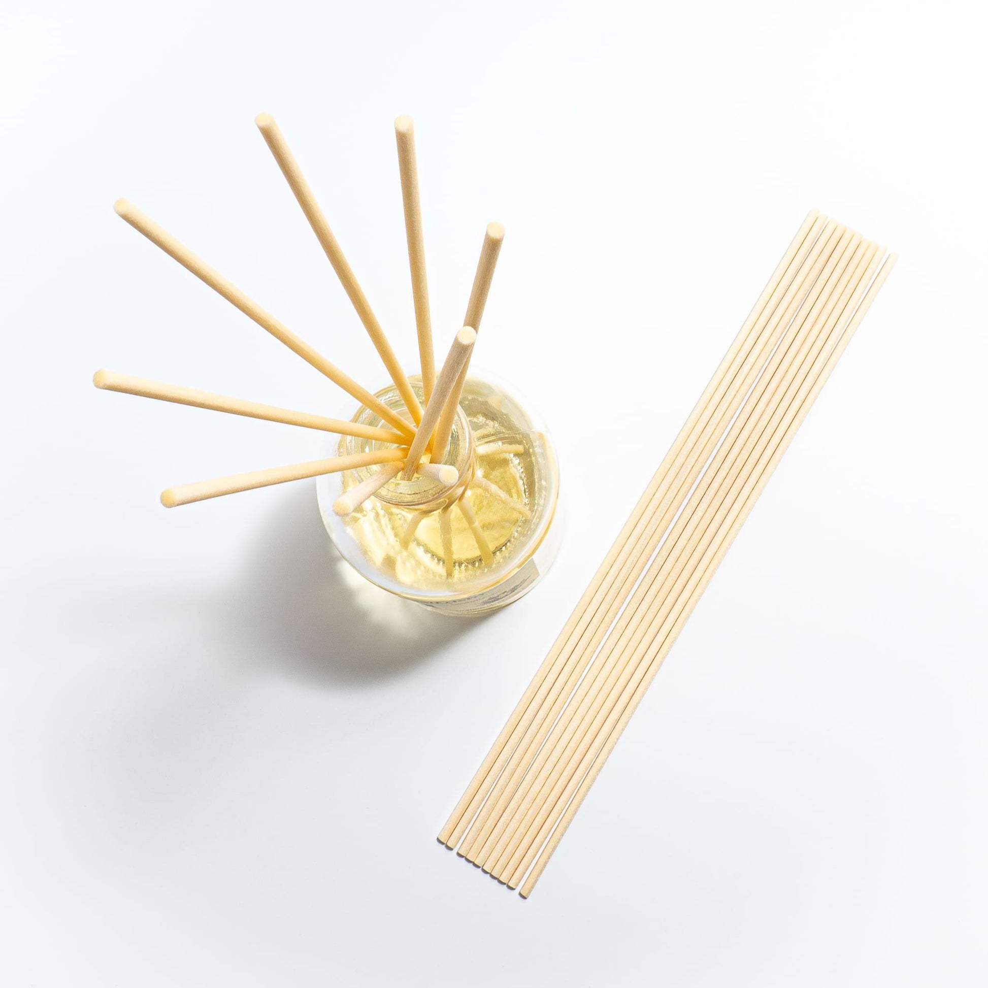 replacement set of diffuser reeds aerial view