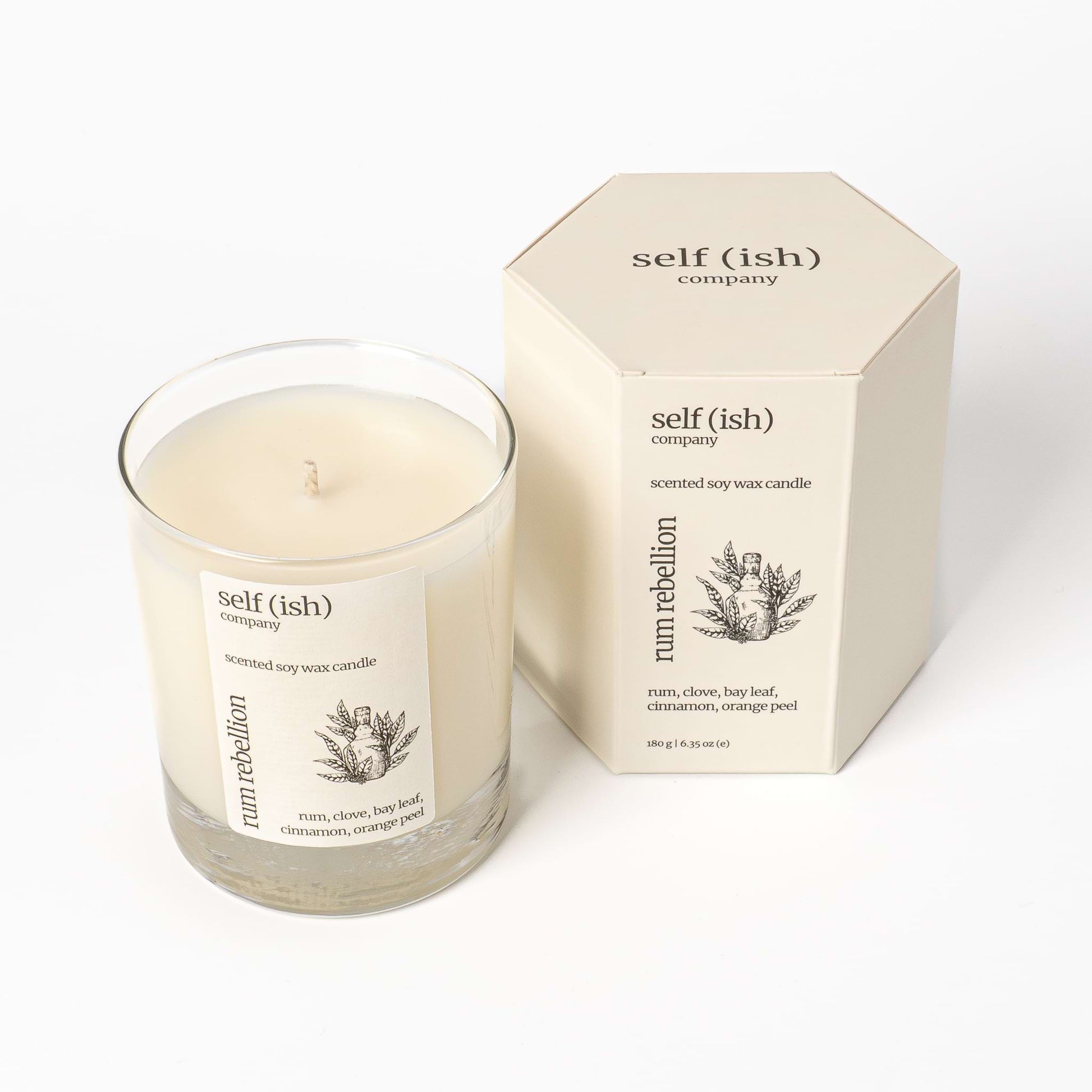 rum soy wax candle with gift packaging for sale in the UK, 100% natural luxury soy candle to buy online from the best candle company in England, paraffin free candle, artisan candle