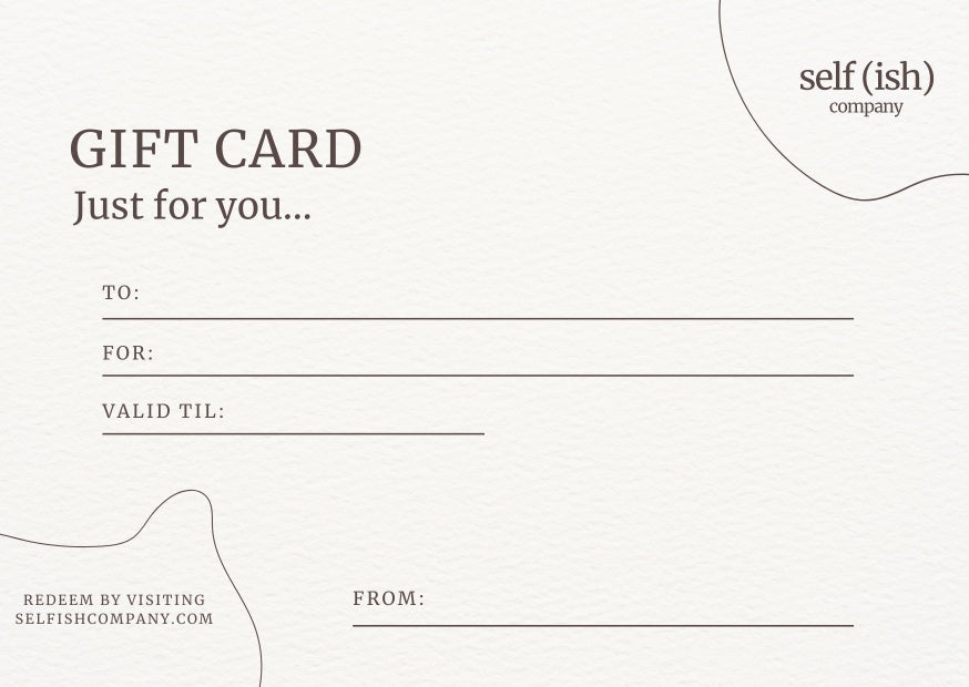 Self (ish) Company Gift Card